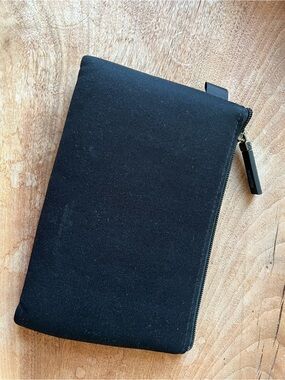 Sedia Black Tech Organizer Zipper Pouch Travel Clutch